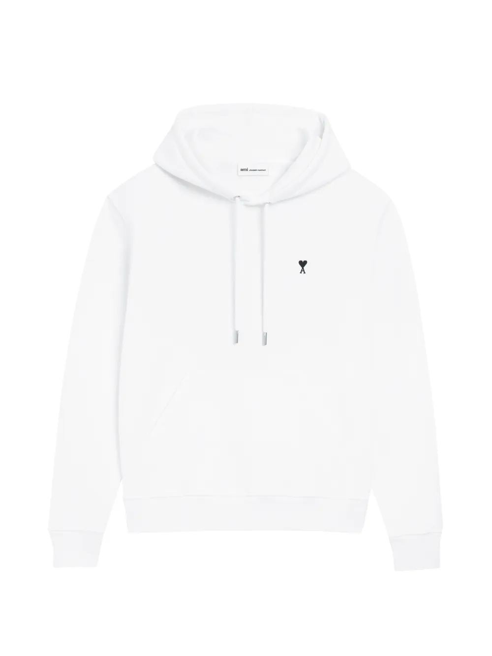 AMI Paris Ami-De-Coeur cotton hoodie - White