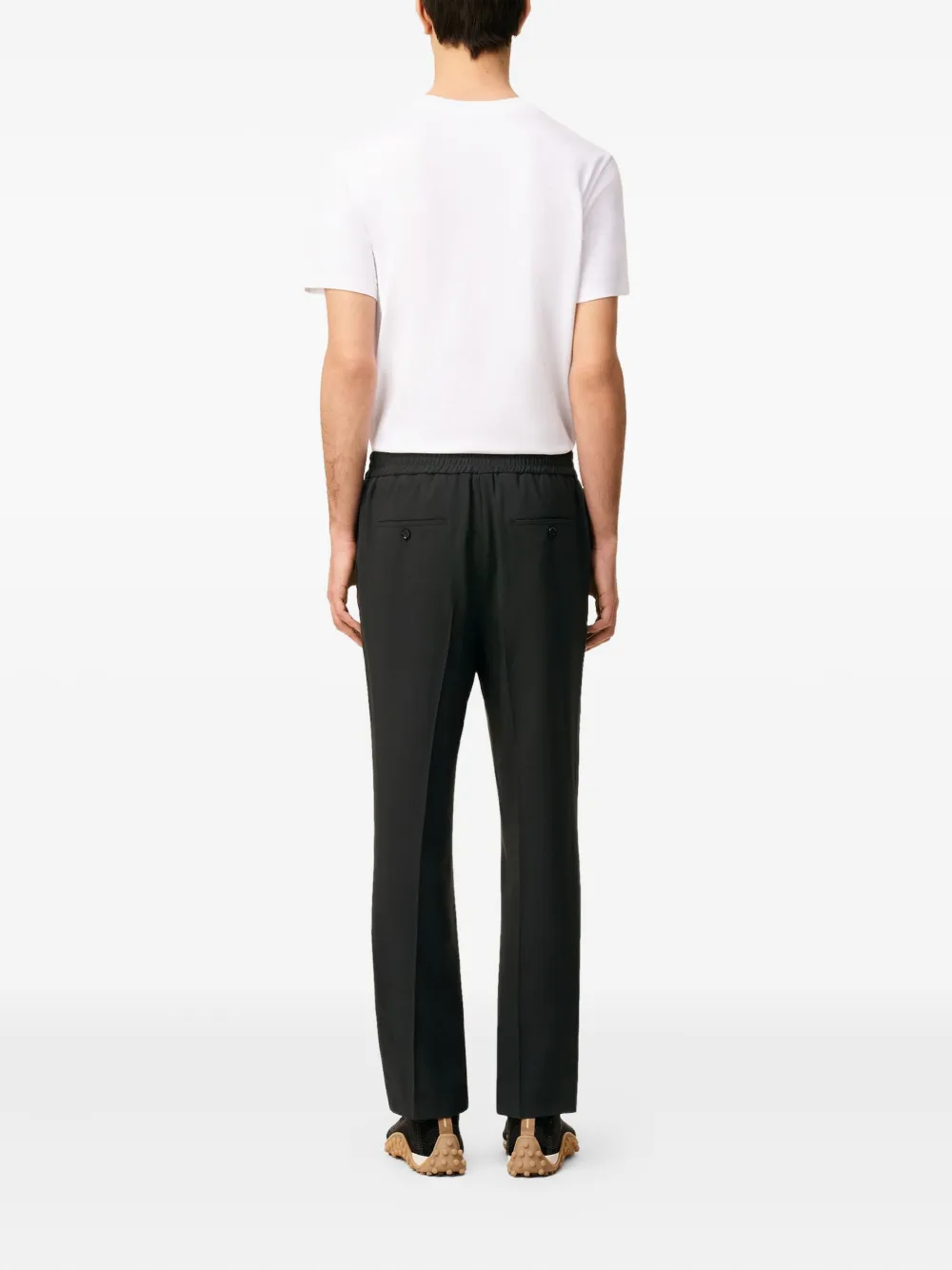 AMI Paris Broek met elastische taille Zwart