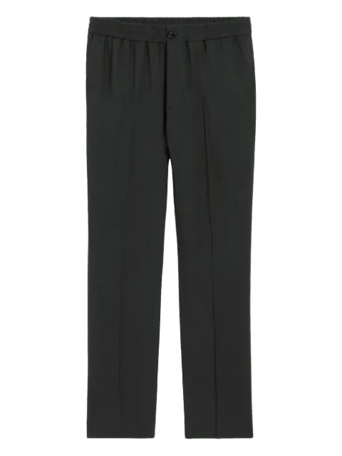 AMI Paris wool elasticated-waist trousers