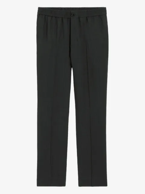 AMI Paris pantalones de lana con pretina elástica de lana
