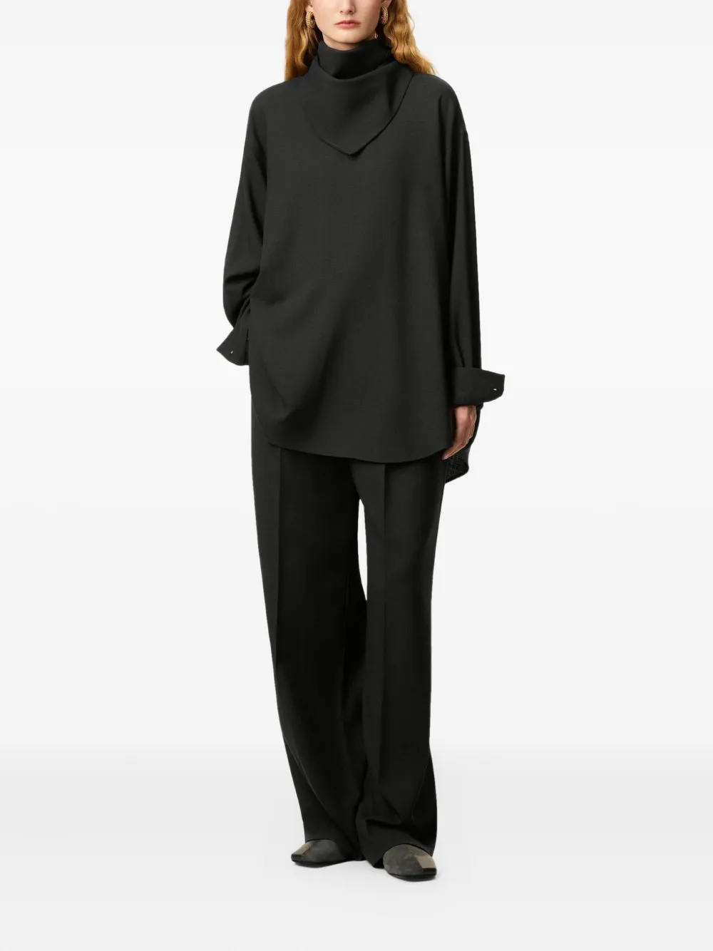 AMI Paris Wollen top Zwart