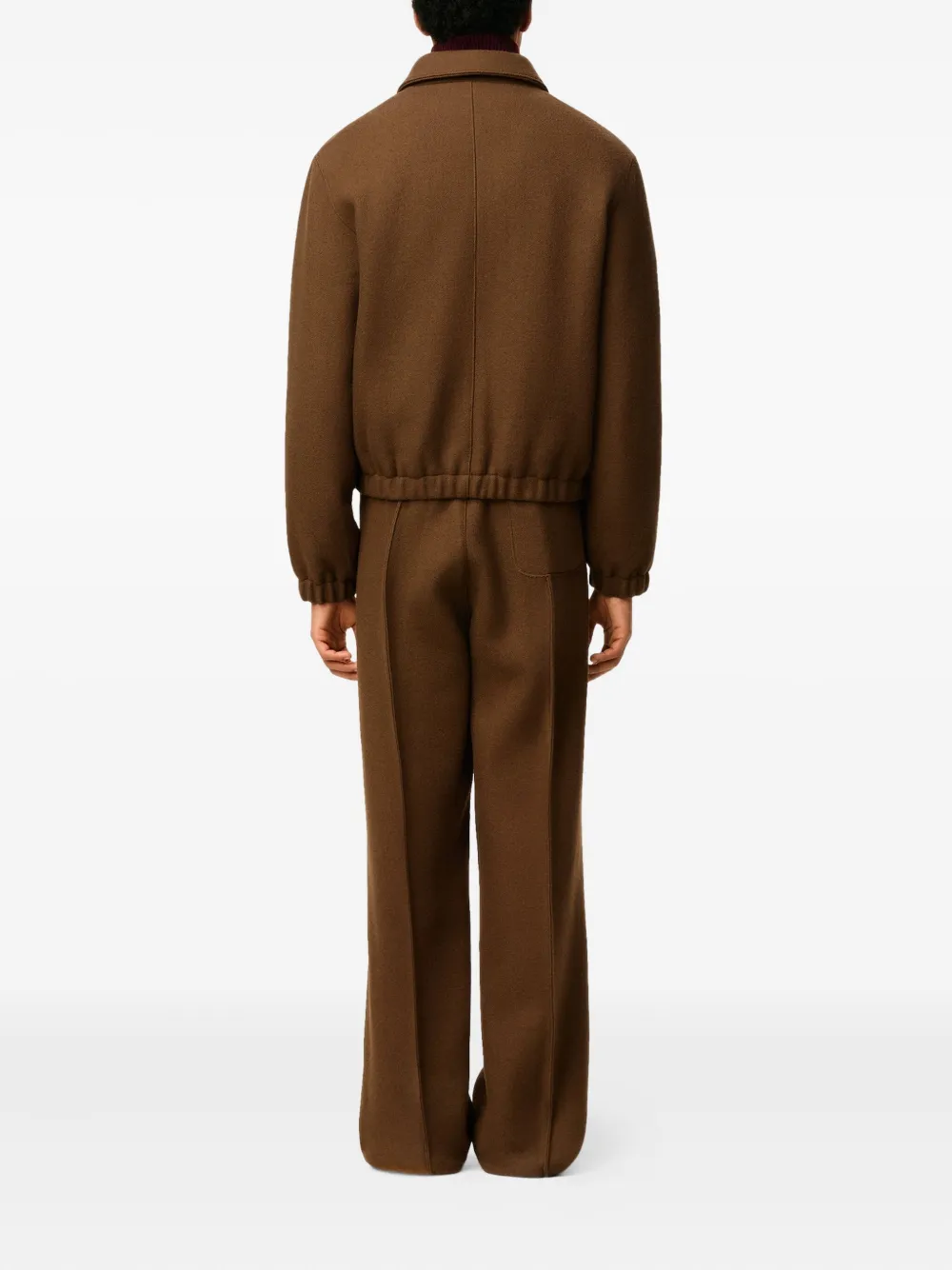 AMI Paris Honkbalpet met geborduurd logo Bruin