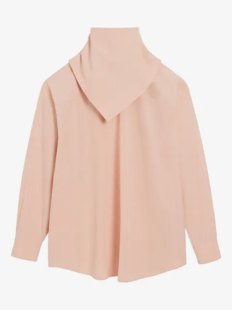 AMI Paris blusa de algodón con cuello mao