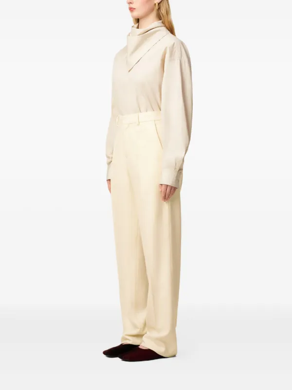 AMI Paris ウールパンツ | ニュートラル | FARFETCH JP