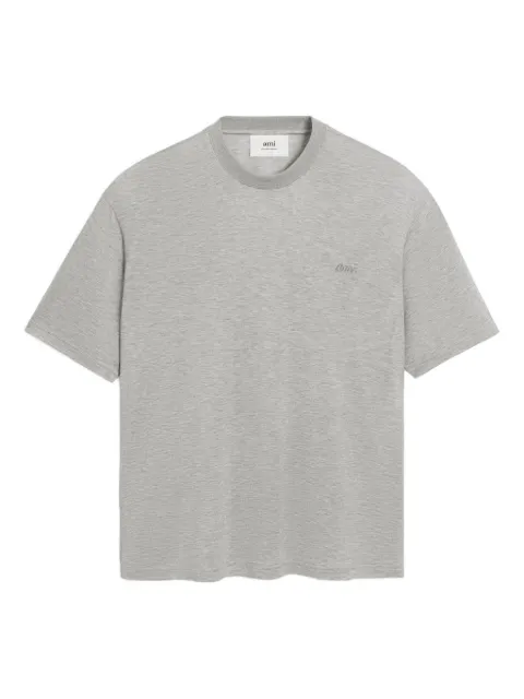 AMI Paris embroidered short-sleeve T-shirt