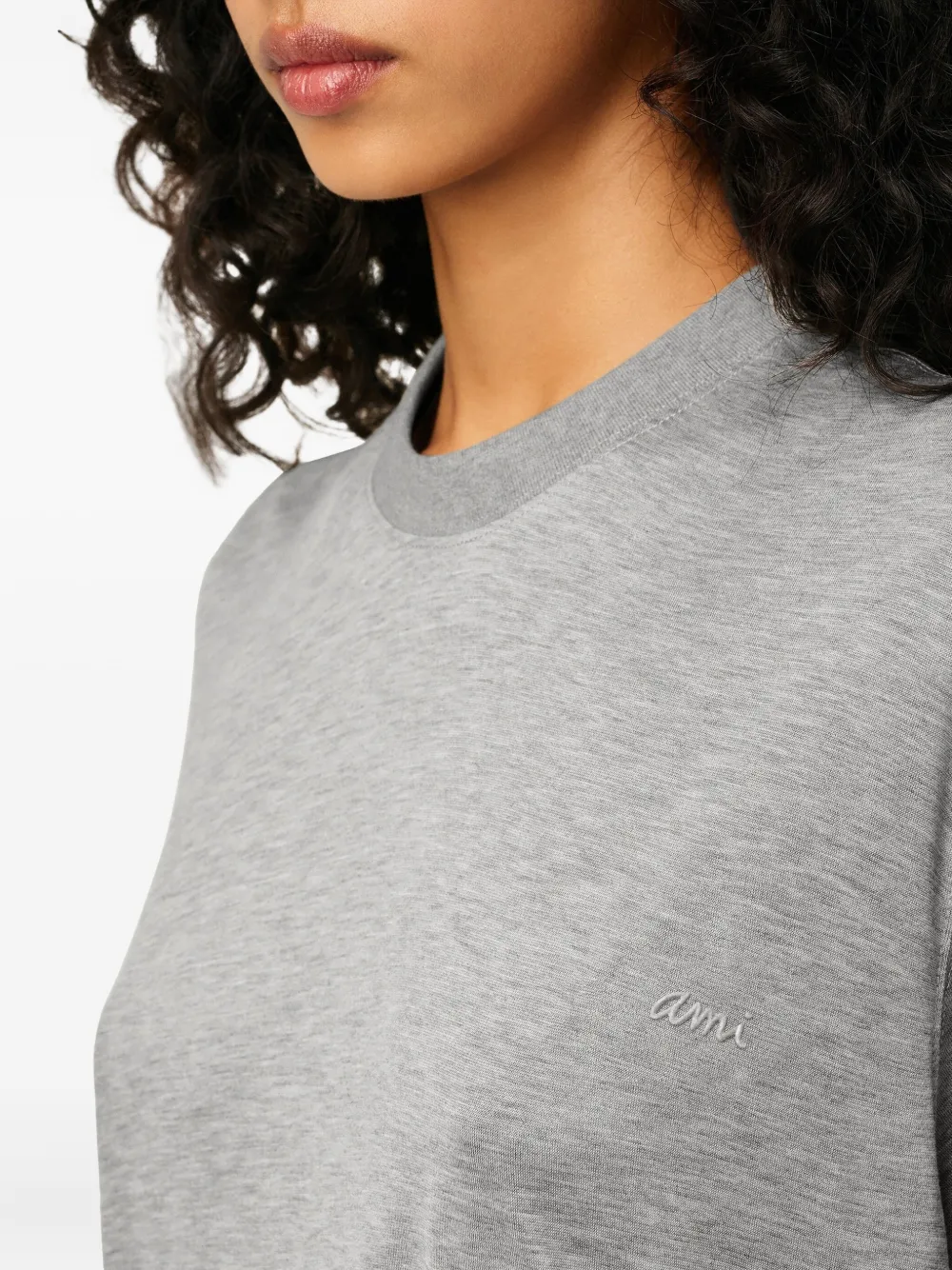 Ami Alexandre Mattiussi Embroidered Short-sleeve T-shirt