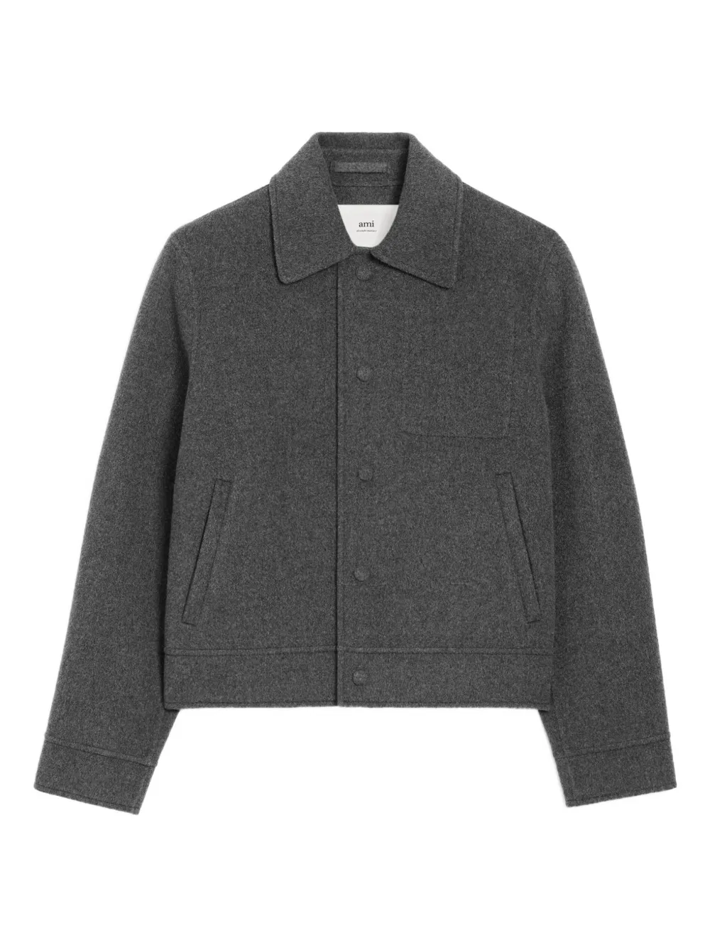 buttoned boxy jacket