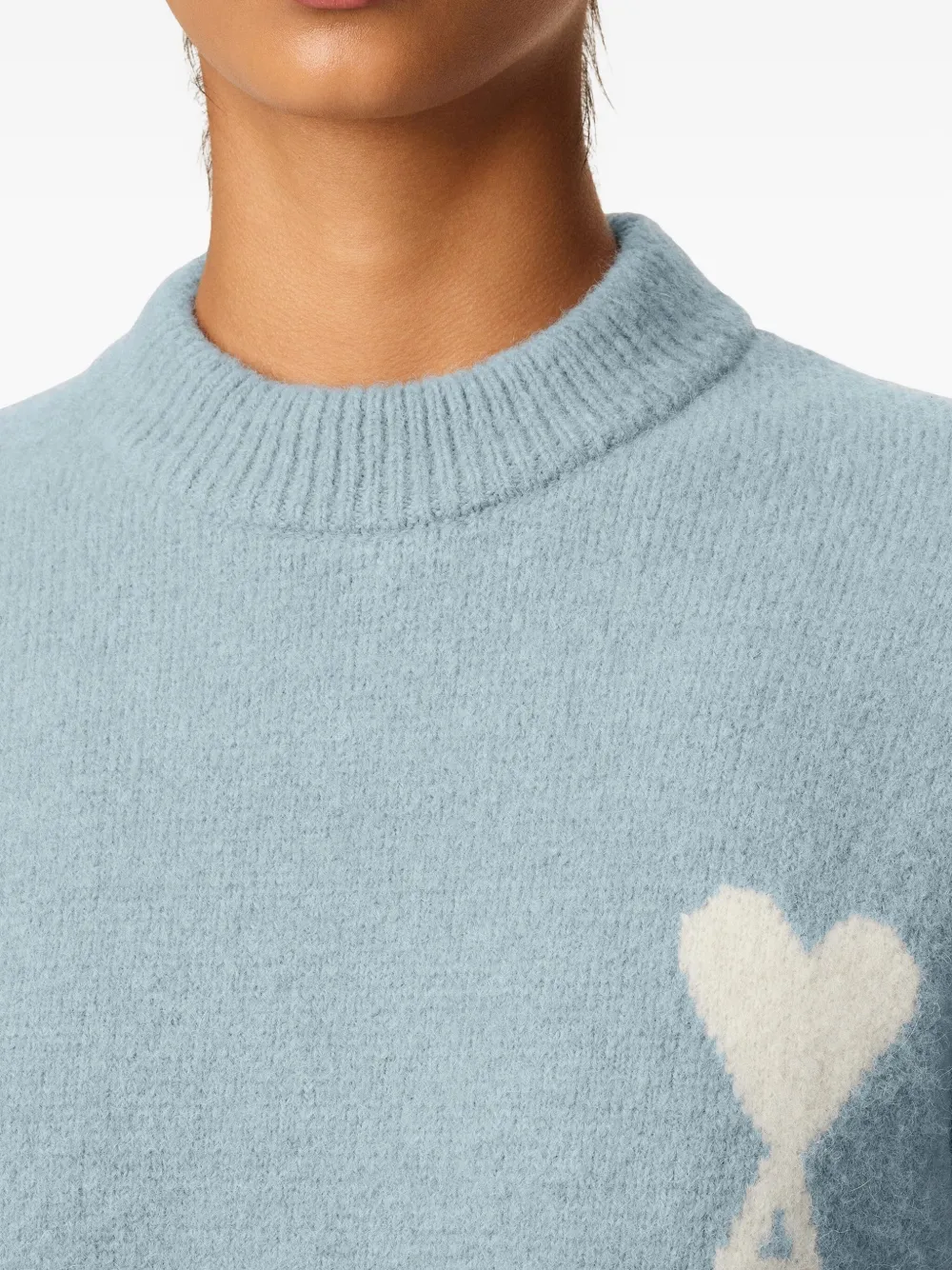 AMI Paris Ami de Coeur sweater Blauw