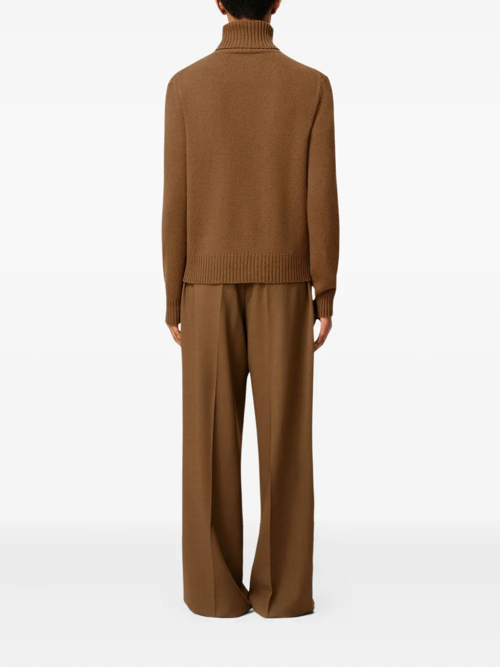AMI Paris Ami-De-Coeur roll-neck sweater Bruin