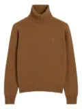 AMI Paris Ami de Coeur roll-neck sweater - Brown