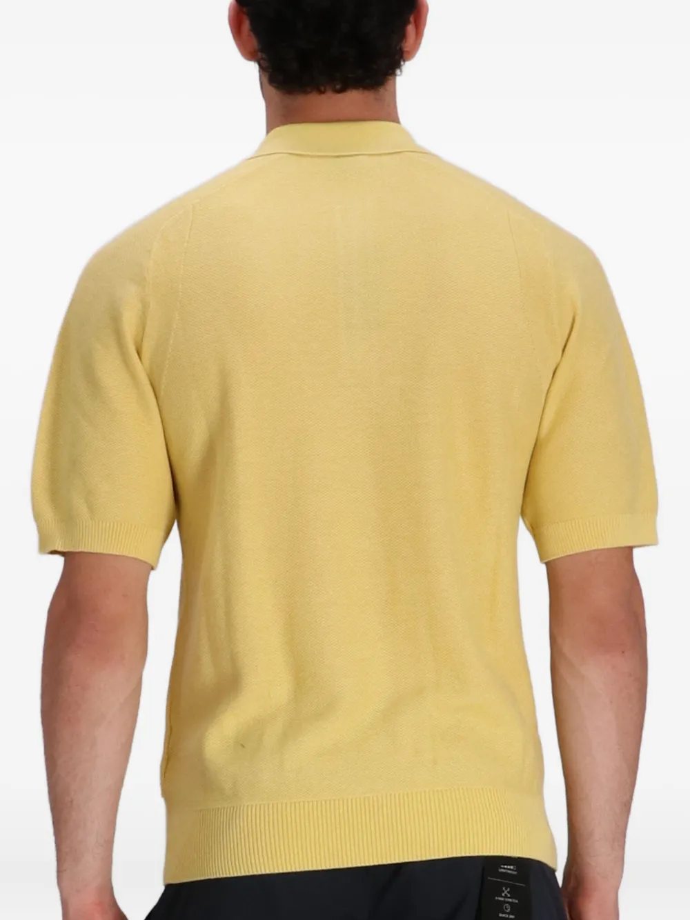 BOSS Poloshirt met korte mouwen Geel