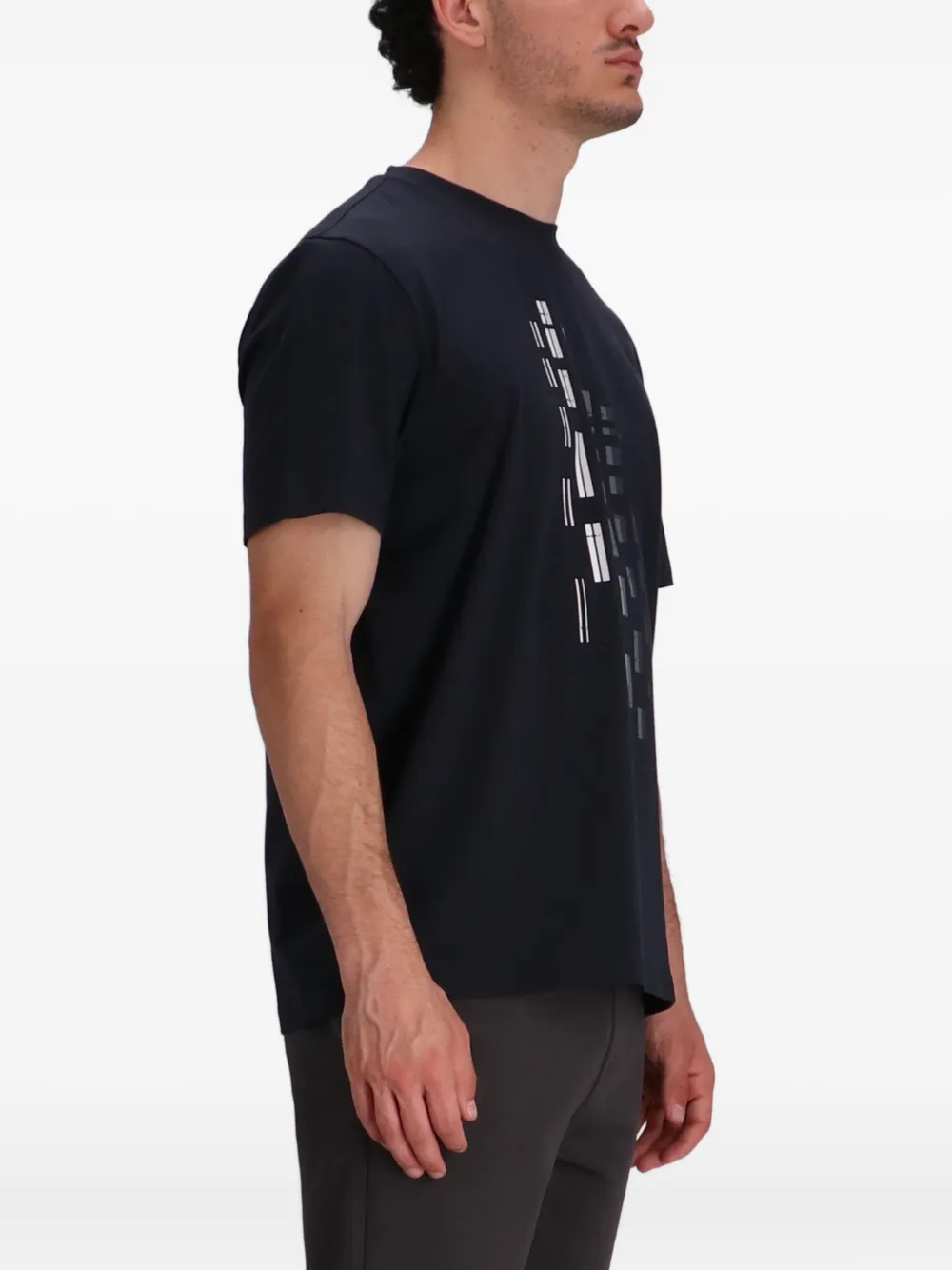 BOSS T-shirt met grafische print Grijs