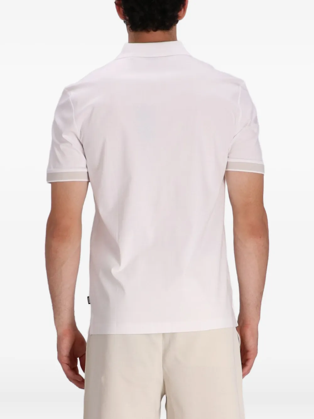 BOSS Katoenen poloshirt Wit