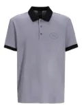 BOSS contrast-collar polo shirt - Grey