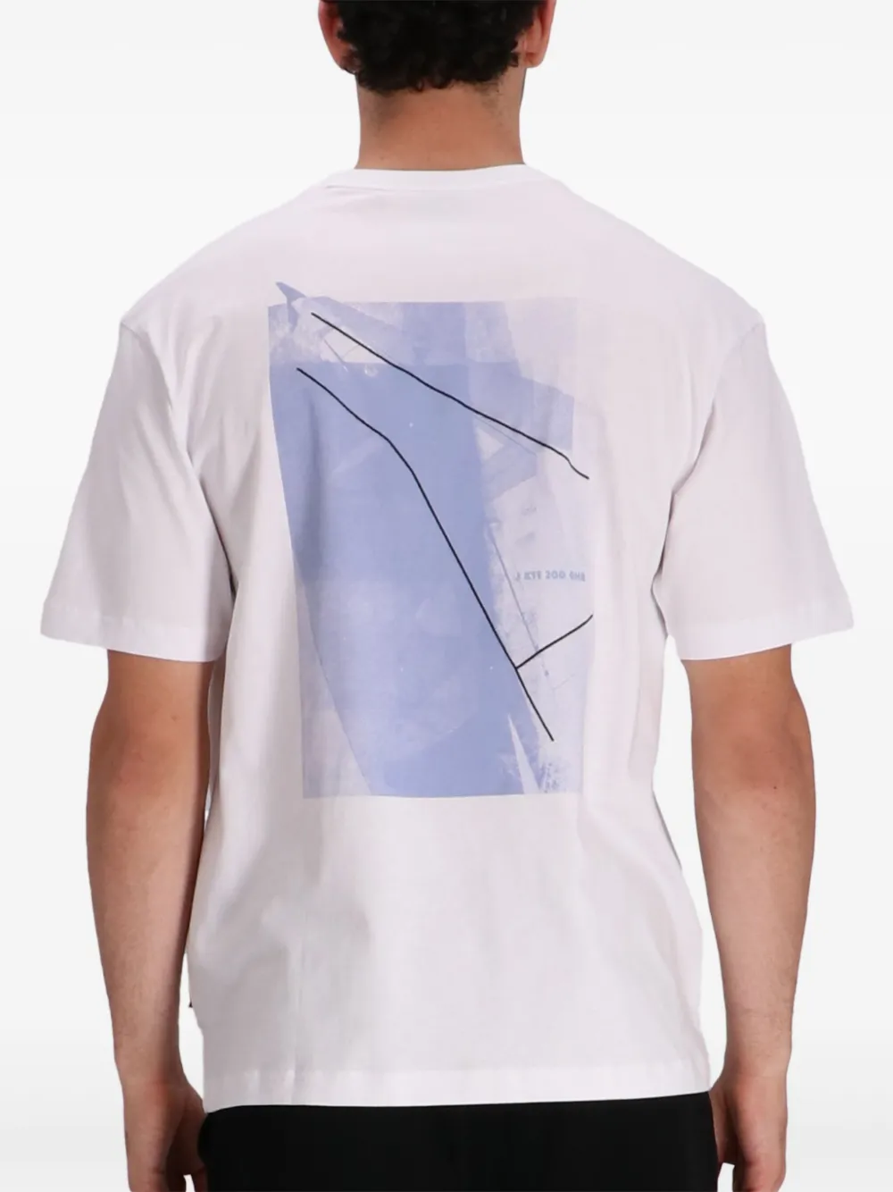 BOSS T-shirt met ronde hals Wit