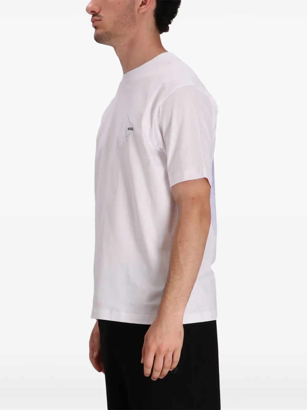 BOSS T-shirt met ronde hals Wit