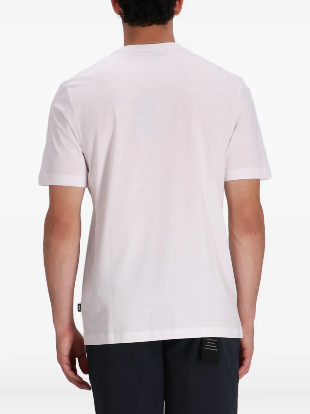 BOSS T-shirt met logoprint Wit