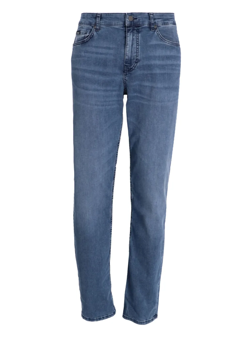 BOSS Straight jeans Blauw