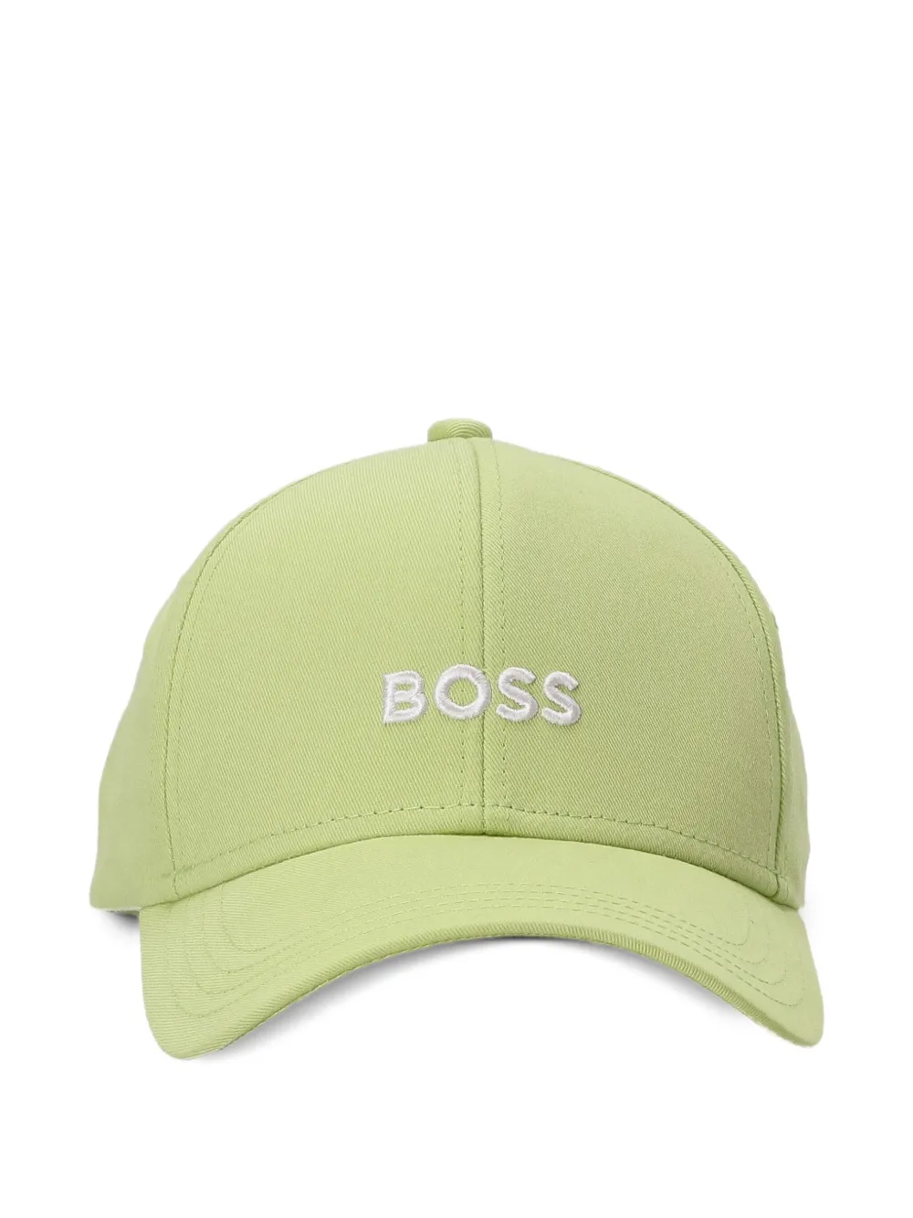 Hugo Boss Logo-embroidered Cap In Green