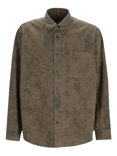 BOSS chemise à imprimé graphique