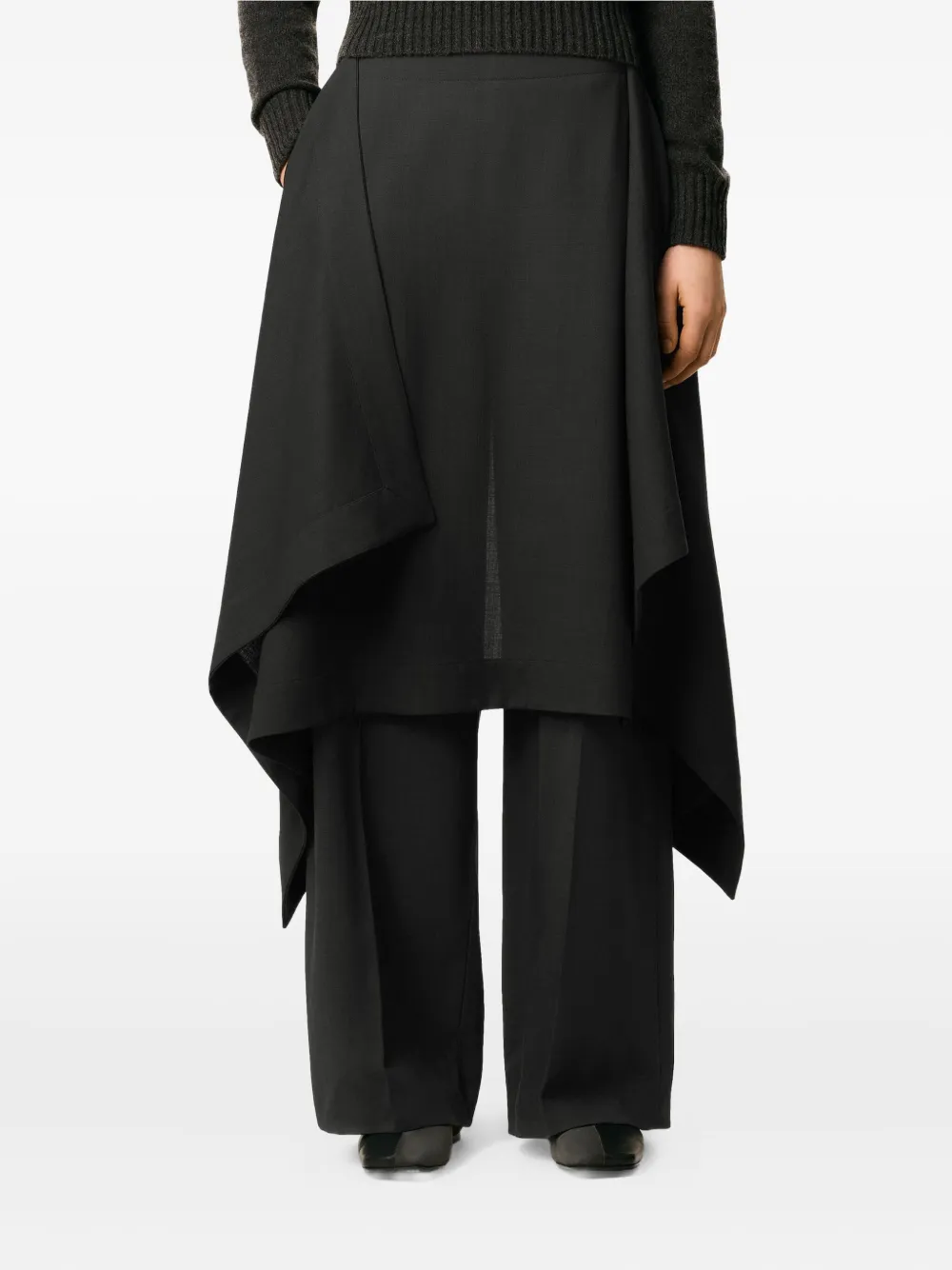 AMI Paris Gelaagde broek Zwart