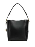 AMI Paris Carrousel leather bucket bag - Black