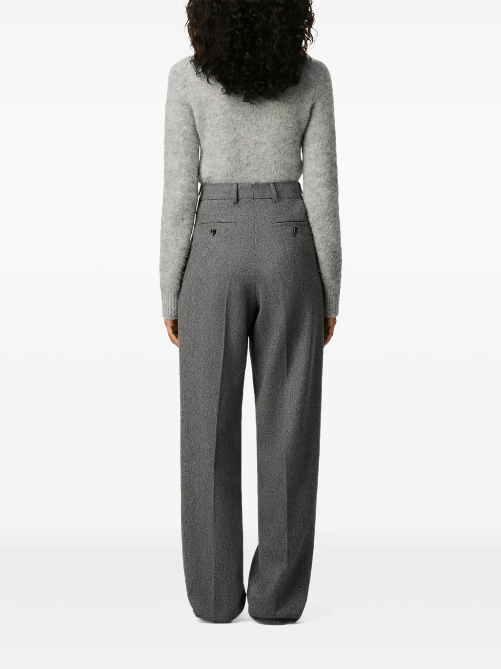 AMI Paris Wollen pantalon Grijs