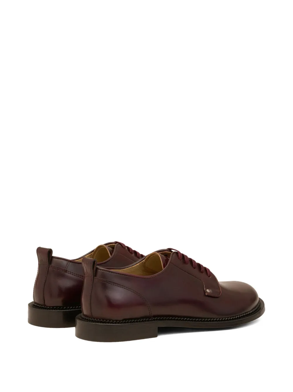 AMI Paris leather derby shoes Red