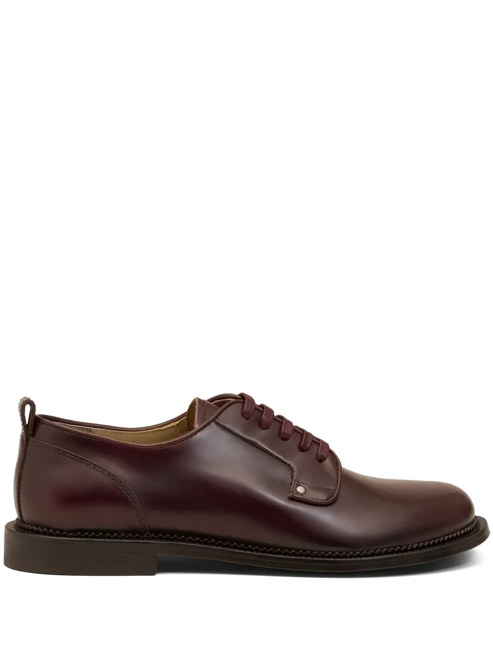 AMI Paris leather derby shoes Red