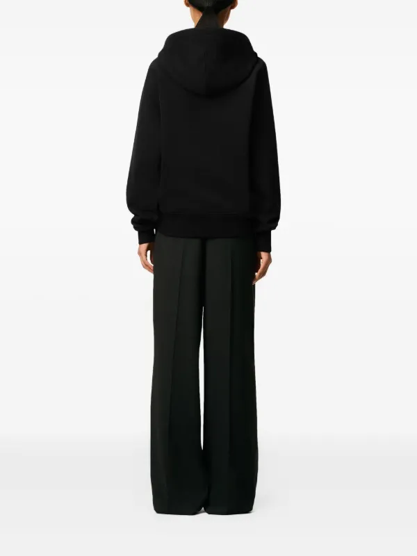 AMI Paris Ami De Coeur zip-up Hoodie | Black | FARFETCH