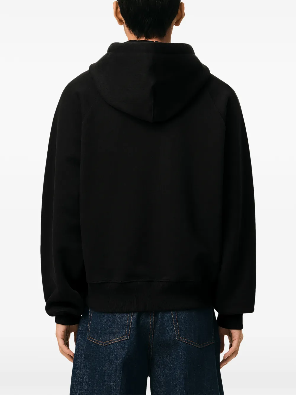 AMI Paris Ami De Coeur ジップアップ パーカー | ブラック | FARFETCH JP