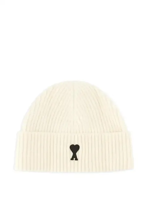 AMI Paris Ami De Coeur wool beanie