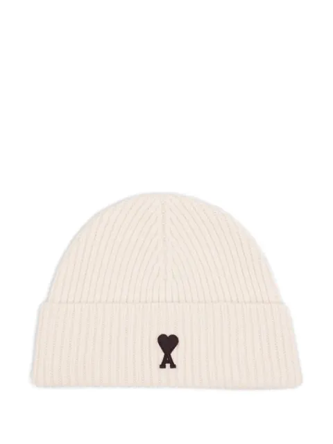 AMI Paris Ami De Coeur wool beanie
