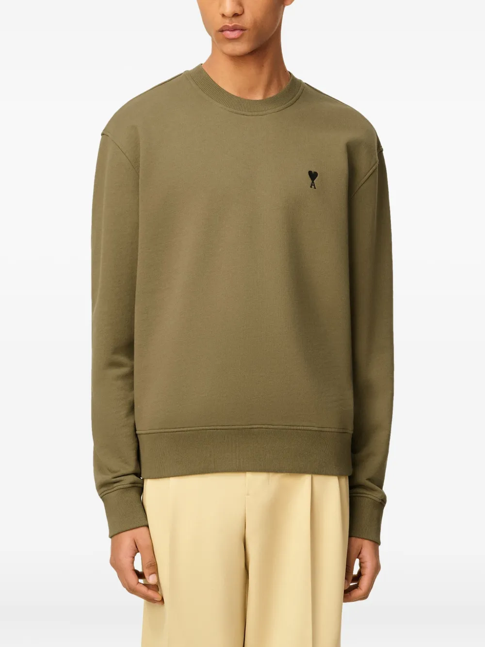 AMI Paris Ami-De-Coeur sweatshirt Groen