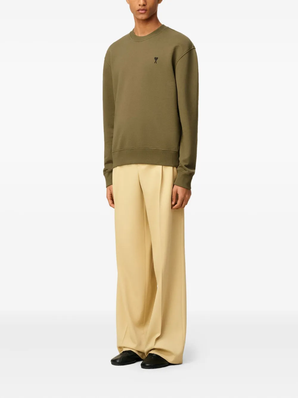 AMI Paris Ami-De-Coeur sweatshirt Groen