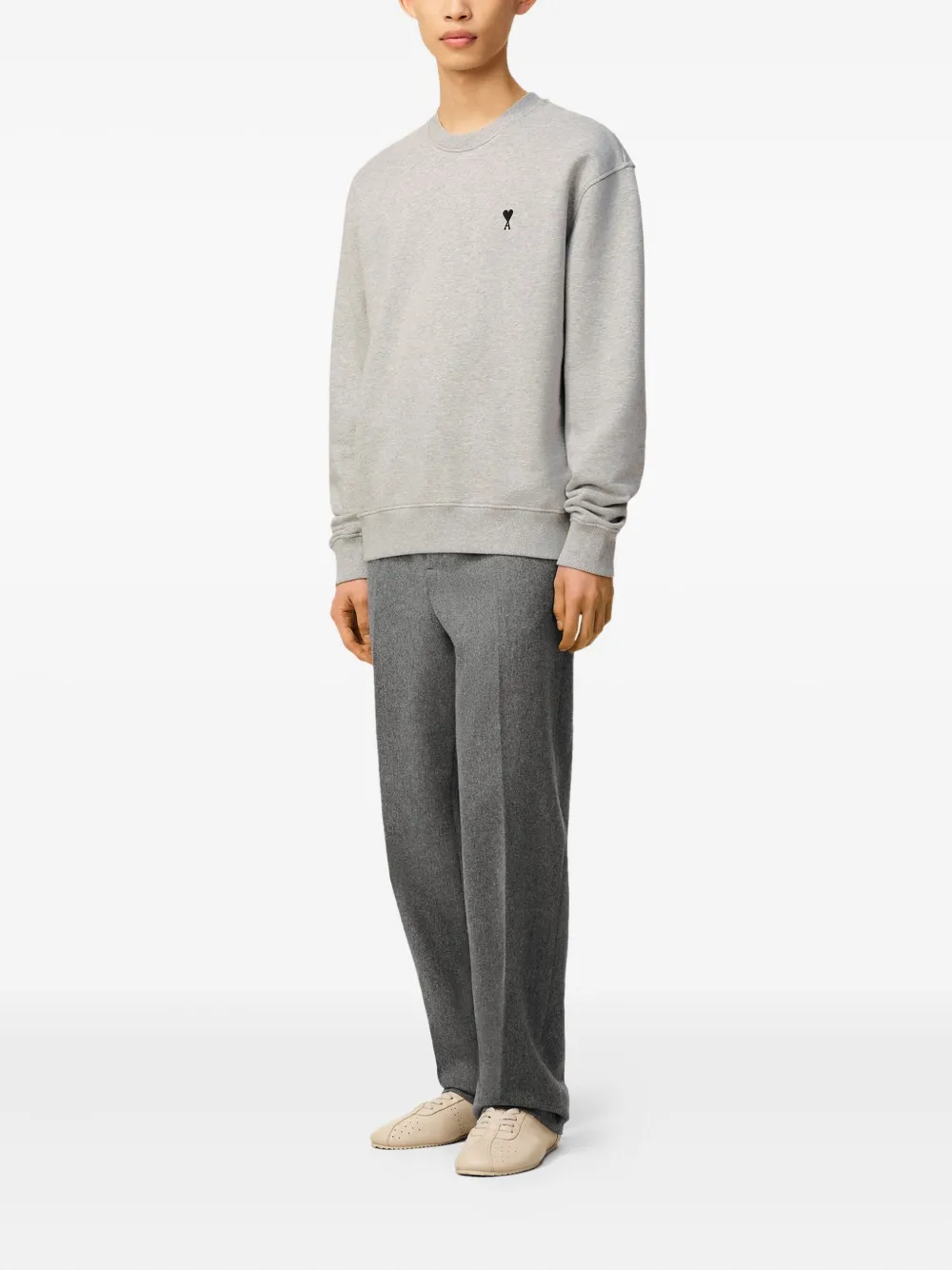 AMI Paris Ami De Coeur sweater Grijs