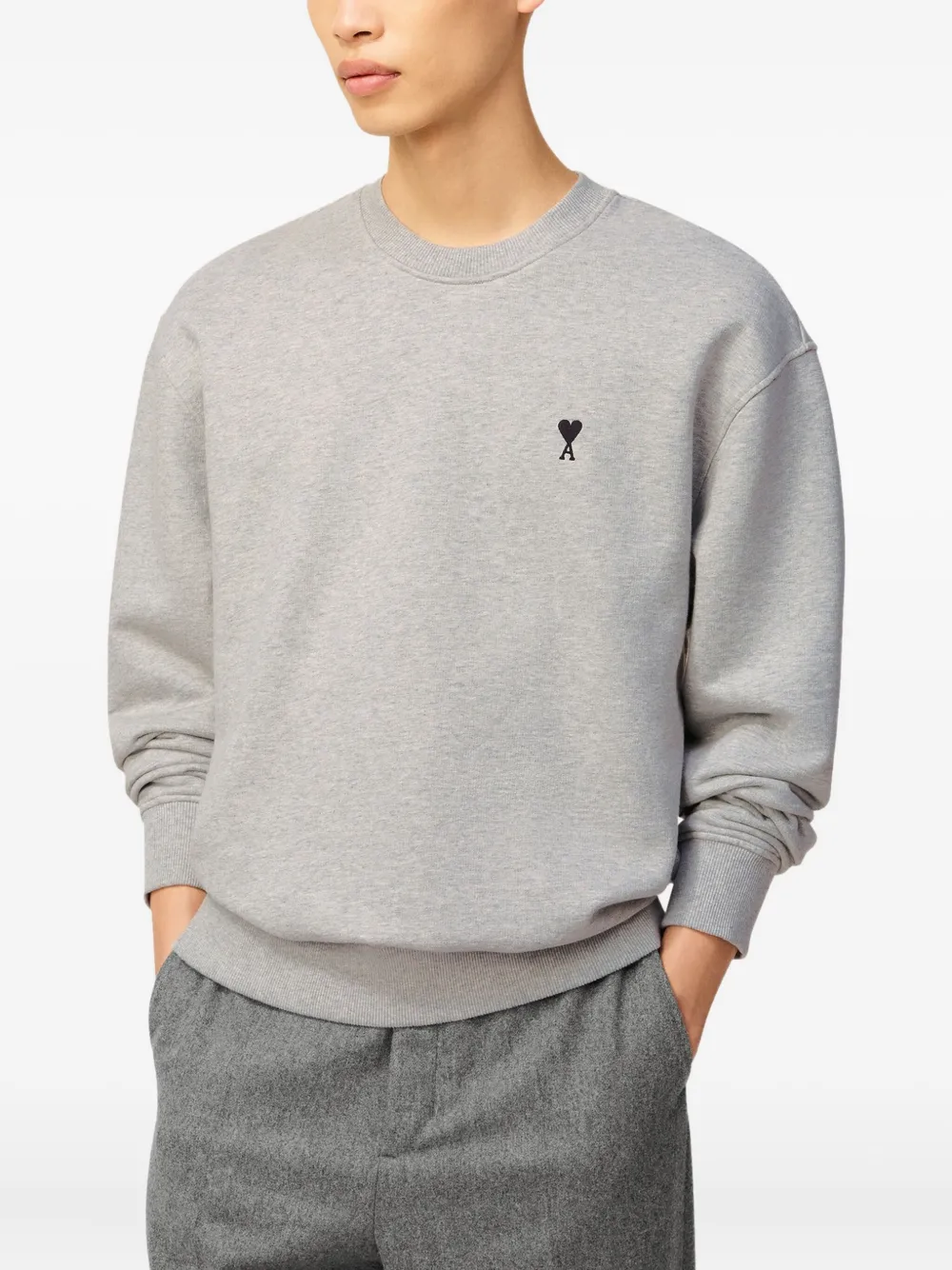 AMI Paris Ami De Coeur sweater Grijs