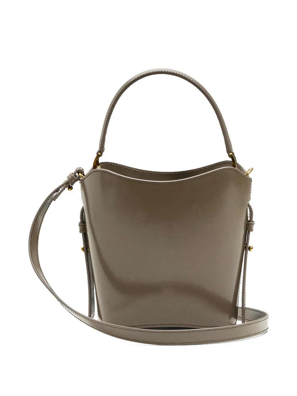 AMI Paris mini bucket-tas Grijs