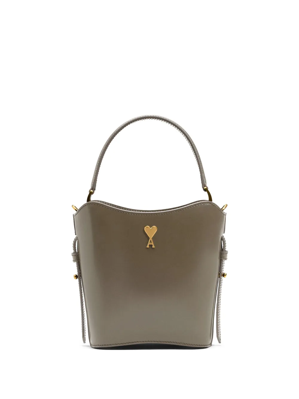 AMI Paris Paris Paris バケットバッグ ミニ - グレー AMI Paris Paris Paris バケットバッグ ミニ - グレー