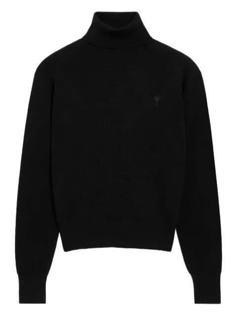 AMI Paris Ami-De-Coeur roll-neck sweater