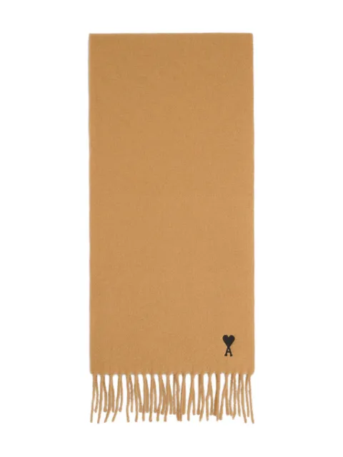 AMI Paris Ami De Coeur wool scarf