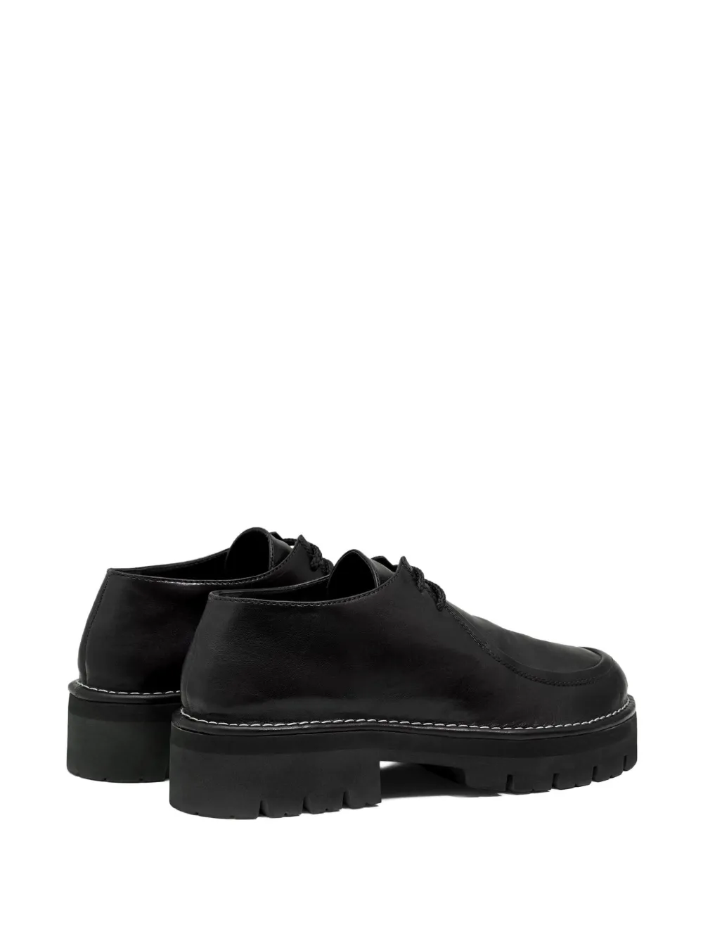 AMI Paris anatomical platform derby shoes Black