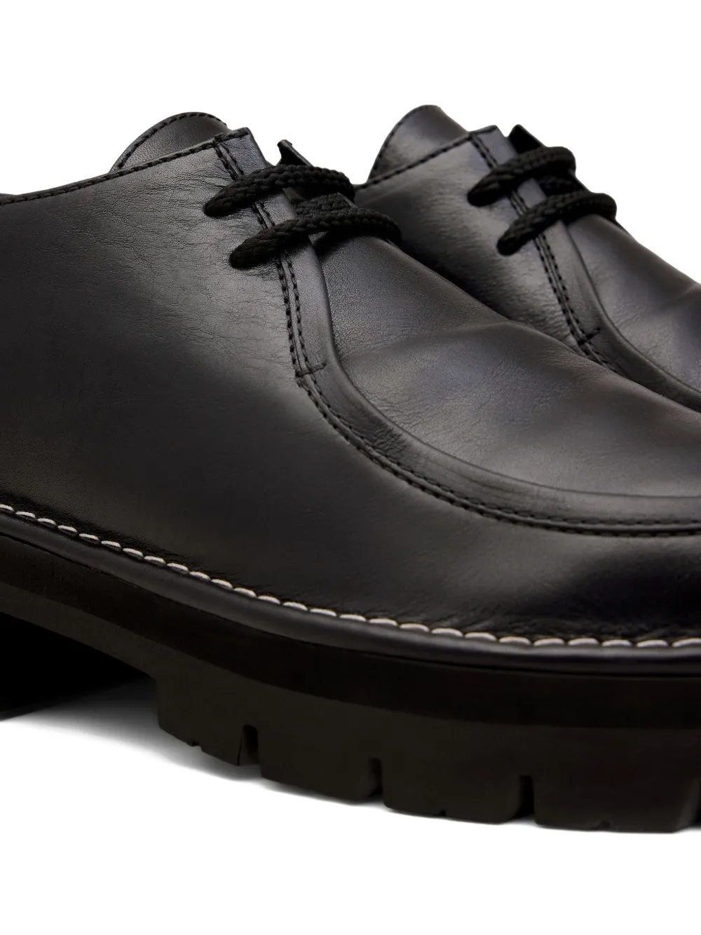 AMI Paris anatomical platform derby shoes Black
