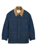 AMI Paris padded cotton worker jacket - Blue