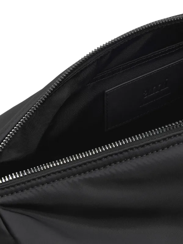 AMI Paris Large Marcel Shoulder Bag | Black | FARFETCH IN
