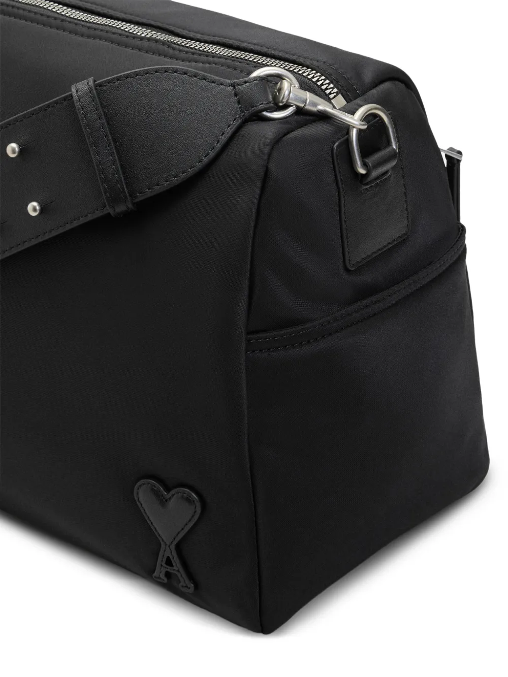 AMI Paris Large Marcel Shoulder Bag | Black | FARFETCH
