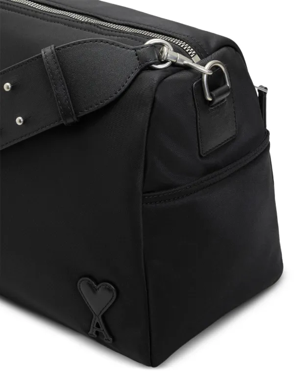 AMI Paris Large Marcel Shoulder Bag | Black | FARFETCH PH