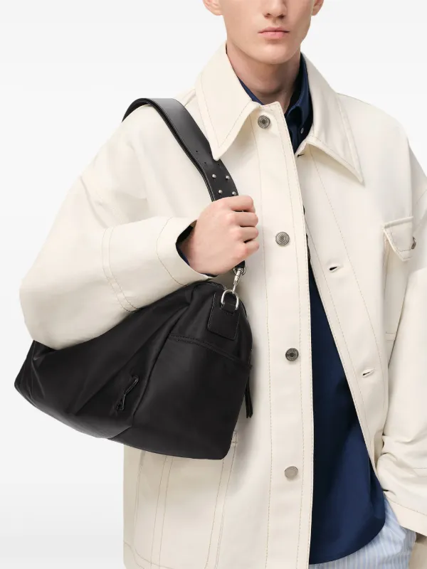 AMI アミ ショルダーバッグ Marcel AMI Paris Marcel Shoulder Bag | Black | FARFETCH