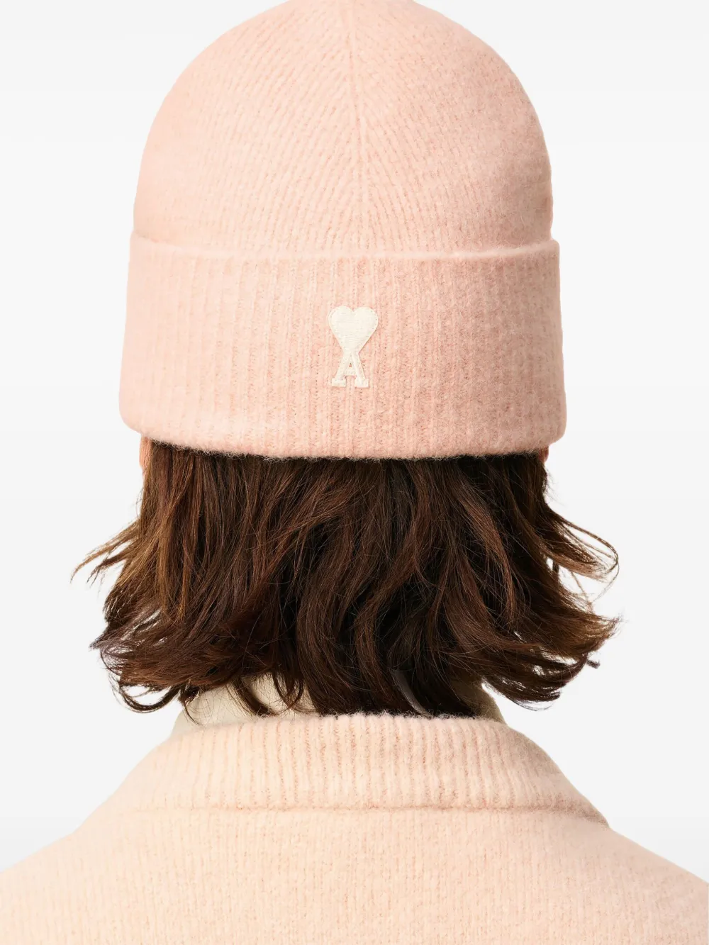 AMI Paris Muts met logo Roze