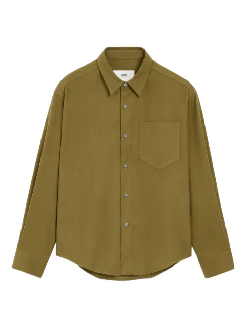 AMI Paris embossed-heart shirt